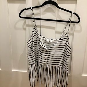 Cupcakes and cashmere striped cami